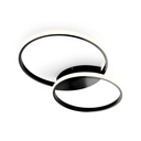 Ver imagem 1 de Plafon Arco Ring Anel Duplo Preto Led 3000k SL ILuminação