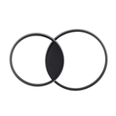 Ver imagem 2 de Plafon Arco Ring Anel Duplo Preto Led 3000k SL ILuminação