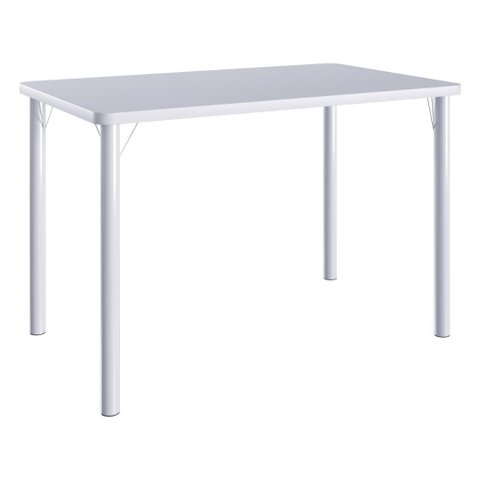 Mesa de Jantar Retangular 4 Lugares Multimóveis CR50271 Branco