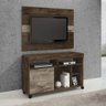 Rack Com Painel Gurupi Para Tv 42" Cacau/Grigio - 5