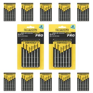 12 Kit de Chaves de Precisão 6 Pçs Reparar Celular Óculos Controle Relógio Notebook Atacado Lojista