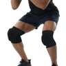 Kit Joelheiras para Vôlei, Futsal, Goleiro, Handebol e Dança Indoor. Elásticas e Acolchoadas para Pr - 3