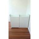 Ver imagem 3 de Kit 2 Balcões com Tampo de Vidro Solução Completa para Exposição e Organização