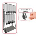 Ver imagem 4 de Dispenser 10 Módulos 35 Litros ou 15 Kilos Armazenamento Ração Grãos Cereais Full Preto Plast Penser