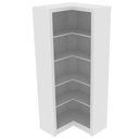 Ver imagem 1 de Armário Estante de Canto Aberto com 6 Prateleira Branco Escritório Home Office Branco Me4132