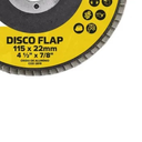 Ver imagem 3 de Caixa com 10 Discos de Lixa Flap 4.1/2" Grão 80 Fertak