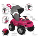 Ver imagem 3 de SUPERJIPE RECLINAVEL COM CAPOTA PASSEIO E PEDAL PINK