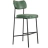 Banqueta Alta Bar Estofada Milli Sintético Verde A14 - Mpozenato - 1