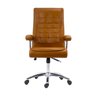 Cadeira Escritório Presidente Ergonômica NR17 Corino Mola Ensacada - 5