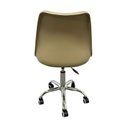 Ver imagem 3 de Cadeira Escritório Secretária Decorativa Eames Chicago Bege