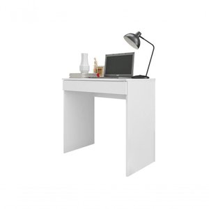 Escrivaninha Mesa para Computador 1 Gaveta Alexia Branco