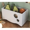 Ver imagem 1 de Baú Aberto para Organização de Brinquedos Enc005 Linha Encanto Completa Móveis