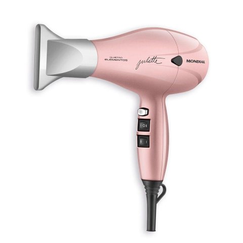 Secador de Cabelo By Juliette Mondial Golden Rose 220v