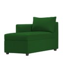 Ver imagem 2 de Recamier Divã Londres 140cm Suede Verde - Inova Decor Inova Decorações