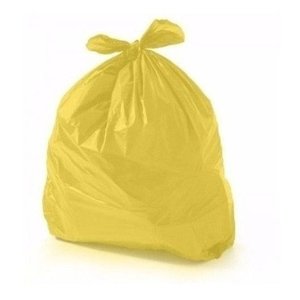 Saco Amarelo Para Lixo 20 Litros (100 Unds) Coleta Seletiva