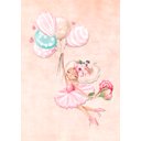 Ver imagem 3 de Kit 2 Quadros Aquarela Bailarinas