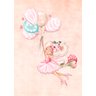 Kit 2 Quadros Aquarela Bailarinas - 3