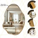 Ver imagem 7 de Espelho Orgânico Boreal com Borda em Lamina Madeira Natural