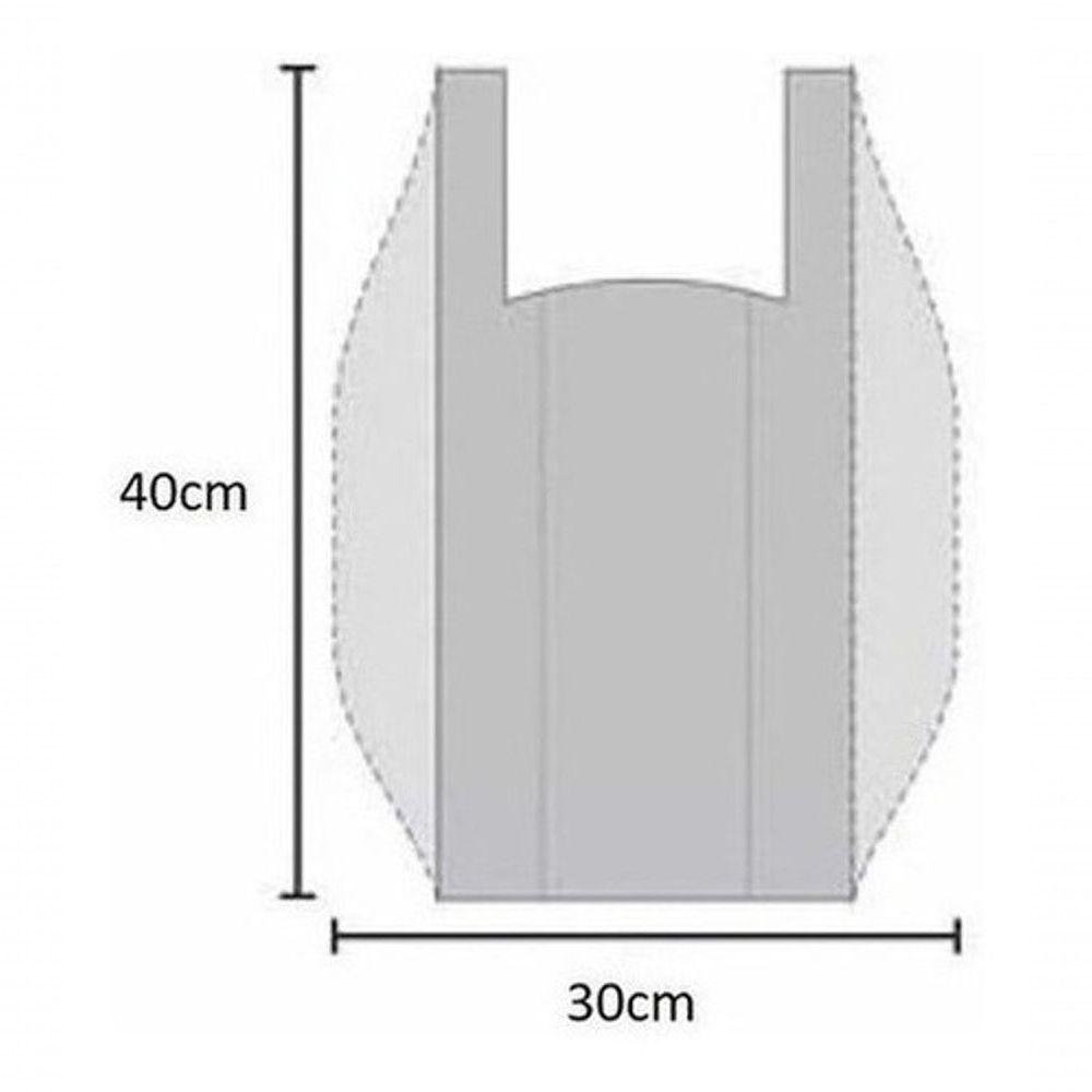 Sacolas Plasticas Branca Reciclada Reforçada 90x100 5 Kg - 2