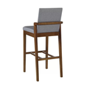 Ver imagem 2 de Banqueta Urze Madeira Nogueira Tecido Linho Nogueira