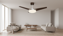 Ver imagem 3 de Ventilador de Teto Venti-Delta Munique Inverter 55W Bivolt 95cm 3 Pás MDF com Controle Remoto e Lust
