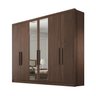 Guarda Roupa Casal com Espelho 6 Portas 6 Gavetas Cairo Novo Horizonte - 3