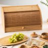Porta-Pão Bambus Rip 38 cm - Home Style - 5