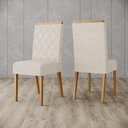 Ver imagem 4 de Mesa de Jantar Natali 160 C. Vidro 6 Cad. Nina Linho - Henn