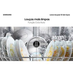 Lava-louças Samsung 10 Serviços Limpeza Silenciosa Black Inox DW50C6070FG Lava-louças Samsung 10 - 8
