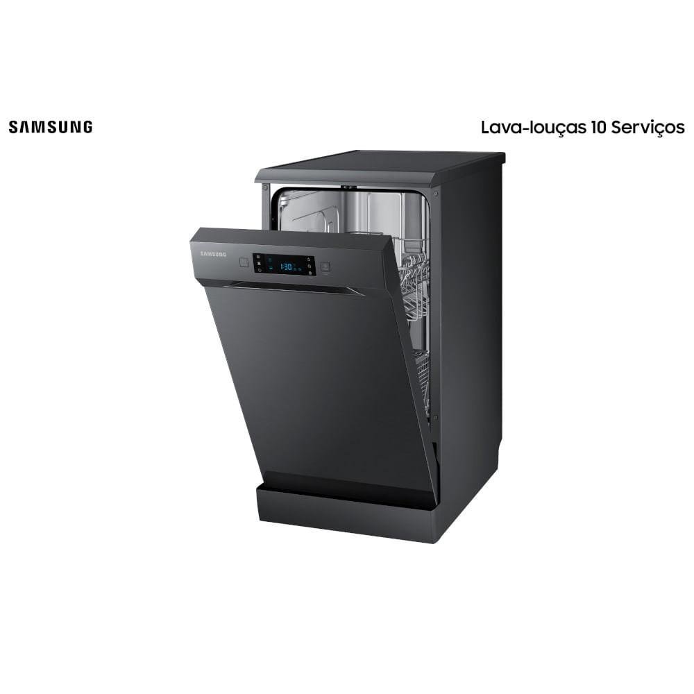 Lava-louças Samsung 10 Serviços Limpeza Silenciosa Black Inox DW50C6070FG Lava-louças Samsung 10 - 2