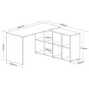 Ver imagem 6 de Conjunto Escritório Home: Escrivaninha 6080+ Gaveteiro 5671