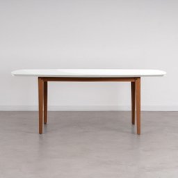 Conjunto Mesa de Jantar Tampo Vidro e MDF 1,80m e 6 Cadeiras Tiê CabeCasa MadeiraOriginals - 1 Conjunto Mesa de Jantar Tampo Vidro e MDF 1,80m e 6 Cadeiras Tiê CabeCasa MadeiraOriginals - 1