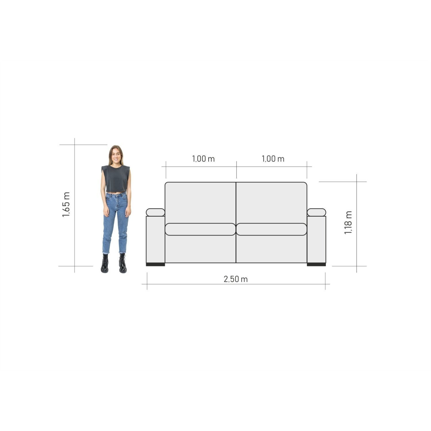 Sofá Retrátil e Reclinável 5 Lugares 250cm Espresso Móveis - 4