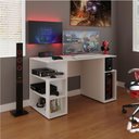 Ver imagem 1 de Mesa Gamer Somalia Branco Casa Moderna