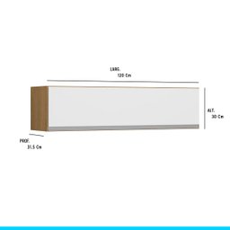 Cozinha de Canto Completa Modulada com Bancada Ilha Gourmet A04S - 12 Cozinha de Canto Completa Modulada com Bancada Ilha Gourmet A04S - 12