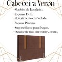Ver imagem 3 de Cabeceira Queen 158 cm Veron Veludo Terracota Soon