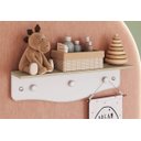 Ver imagem 1 de Prateleira Decorativa com Cabideiro Enc006 Linha Encanto Completa Móveis