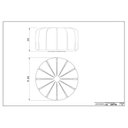 Ver imagem 3 de Puff para Jardim 56,5cm x 31cm Polietileno