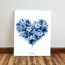 Ver imagem 5 de Kit 3 Quadro Decorativo Mulher Menina Azul Quarto Perfume Qualidade Premium 40x28cm