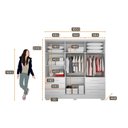 Ver imagem 4 de Guarda Roupa Casal MDP Dakar 6Pts 6gav