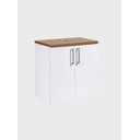 Ver imagem 2 de Gabinete para Banheiro 60cm Mdf Freijo com Branco Paris - On Móveis