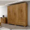 Guarda Roupa Casal 6 Portas 6 Gavetas Dakar Novo Horizonte - 1