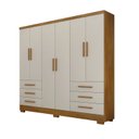 Ver imagem 3 de Guarda Roupa Casal MDP Dakar 6Pts 6gav 