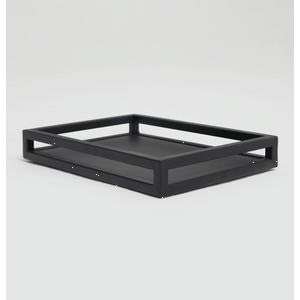 Bandeja Decorativa Retangular - Aço Carbono