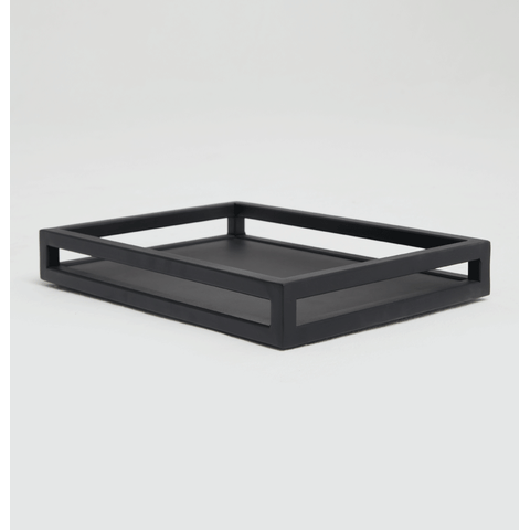 Bandeja Decorativa Retangular - Aço Carbono