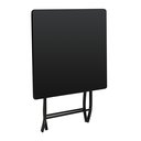 Ver imagem 2 de Jogo Mesa Preto Dobravel C/ 4 Cadeiras Dobravel Preto