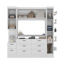 Ver imagem 7 de Conjunto de Guarda-roupa Modulado Viena 2 Portas 8 Gavetas 3 Peças Yescasa