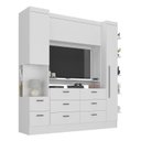 Ver mais imagens de Conjunto de Guarda-roupa Modulado Viena 2 Portas 8 Gavetas 3 Peças Yescasa