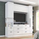 Ver imagem 1 de Conjunto de Guarda-roupa Modulado Viena 2 Portas 8 Gavetas 3 Peças Yescasa