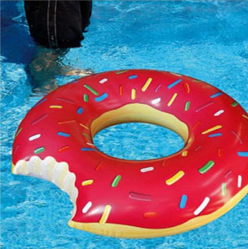 Boia de Piscina Circular Inflável Rosquinha Donuts Infantil - 2